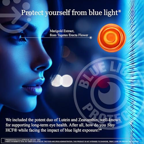 HCF A20 Microbead Brain Health Supplements for Adults for Memory, Focus, Calm, Mood, Alertness, Attention, Vision, Sleep, Immune System, 20 Premium Nootropic Nutrients Multivitamin & 7 Advances® Tech HCF buy supplements canada