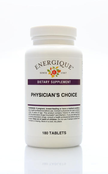 Energique Physician's Choice multivitamin Providing Optimal doses of Essential Vitamins and Minerals. Energique buy supplements canada