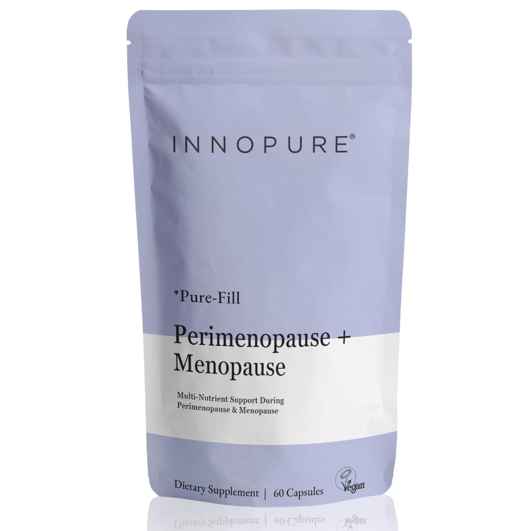 INNOPURE Perimenopause & Menopause Complex for Women (2 Month Supply) Red Clover, Wild Yam, Maca, Sage and Vitamins Including B6 for Hormone Regulation, Clean Label (Pure-Fill) 60 Capsules INNOPURE buy supplements canada