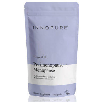 INNOPURE Perimenopause & Menopause Complex for Women (2 Month Supply) Red Clover, Wild Yam, Maca, Sage and Vitamins Including B6 for Hormone Regulation, Clean Label (Pure-Fill) 60 Capsules INNOPURE buy supplements canada