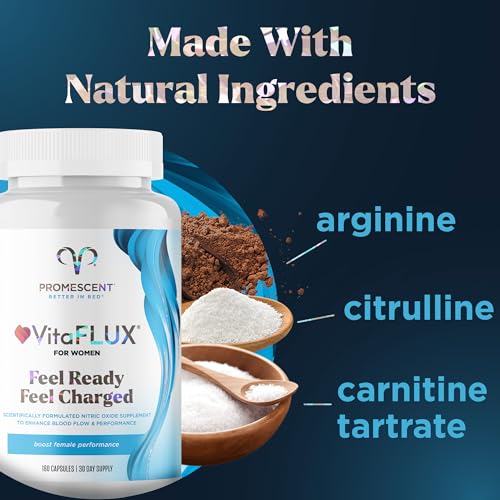 Promescent VitaFLUX Women's Nitric Oxide Booster Supplement, Boost Energy & Performance Promescent buy supplements canada