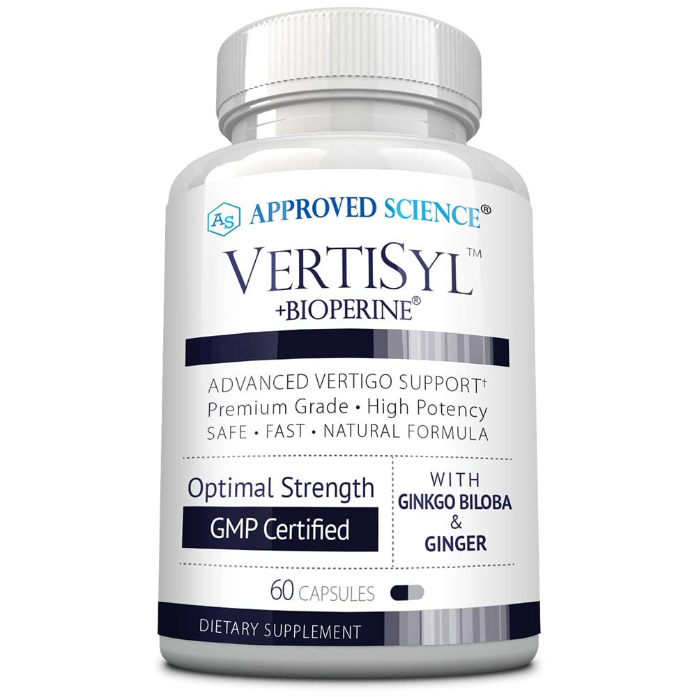 Approved Science VertiSyl - Ginkgo Biloba, Ginger, Vitamin D3, BioPerine - 60 Capsules - 1 Month Supply Approved Science buy supplements canada