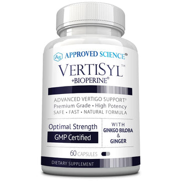 Approved Science VertiSyl - Ginkgo Biloba, Ginger, Vitamin D3, BioPerine - 60 Capsules - 1 Month Supply Approved Science buy supplements canada