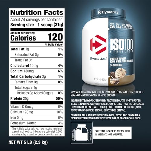Dymatize ISO100 Hydrolyzed Protein Powder, 100% Whey Isolate Protein, 25g of Protein Dymatize buy supplements canada