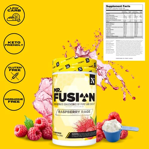 Nutrithority Mr.Fusion Pre Workout Supplement, Pineapple Punch, 40 Servings Nutrithority buy supplements canada