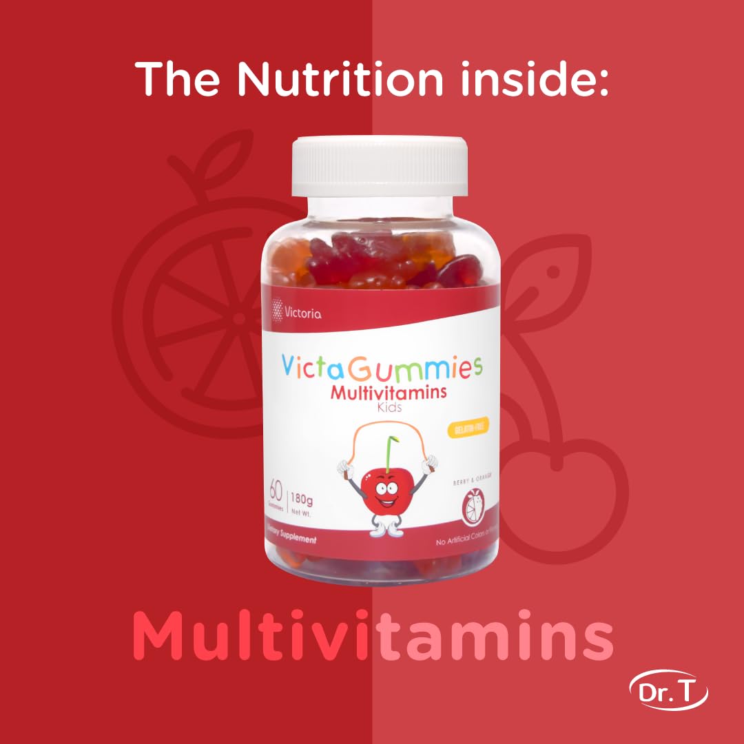 Dr. T Kids Multivitamin Gummies – Daily Vitamins for Kids Ages 2+, with A, C, D, E, B & Folic Acid – Supports Bone Strength, Immunity & Overall Health Dr. T buy supplements canada