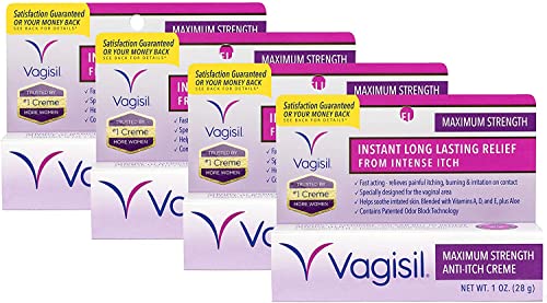 Vagisil Medicated Anti-Itch Creme Maximum Strength - 1oz, Pack of 5 Vagisil buy supplements canada