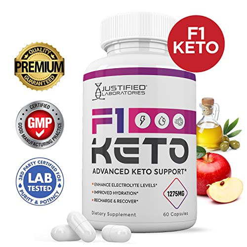 (3 Pack) F1 Keto Pills 800MG Includes goBHB Exogenous Ketones Advanced Ketosis Justified Laboratories buy supplements canada