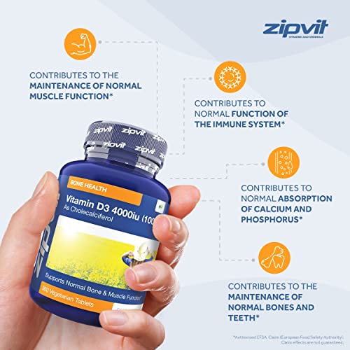 Vitamin D 4000iu 360 Micro Tablets. Vegetarian Society Approved. 12 Months Supply Zipvit buy supplements canada