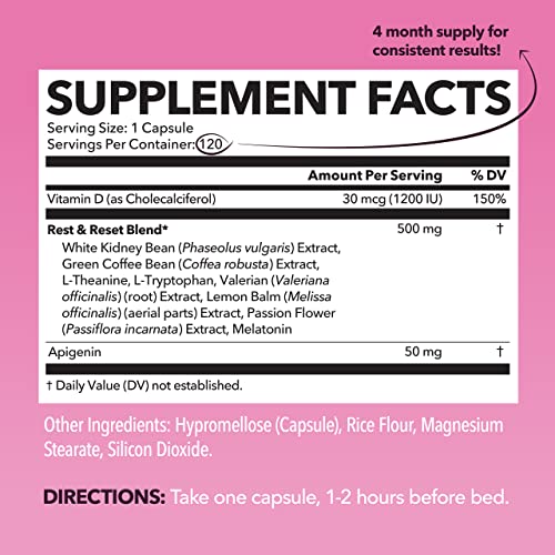 Night Time Fat Burner for Women | Weight Loss and Sleep Support Blend With Apigenin HAVASU NUTRITION buy supplements canada