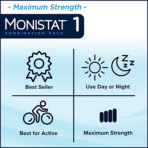 Monistat 1 Day Yeast Infection Treatment for Women, 1 Miconazole Ovule Insert & External Monistat Anti-Itch Monistat buy supplements canada