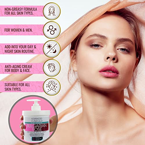 Advanced Clinicals Bulgarian Rose Anti Aging Vitamin E Moisturizer Body Lotion & Face Advanced Clinicals buy supplements canada