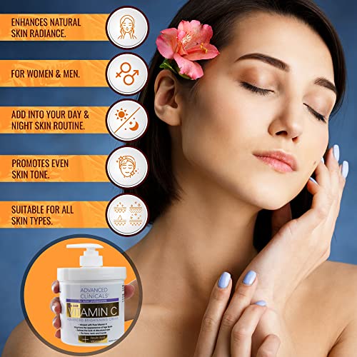 Advanced Clinicals Vitamin C Cream. Advanced Brightening Cream. Anti-aging cream Advanced Clinicals buy supplements canada
