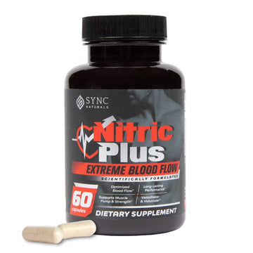 SYNC Naturals Nitric Plus- 800mg L Arginine- 400mg L Citrulline- Extra Strength Nitric SYNC Naturals buy supplements canada