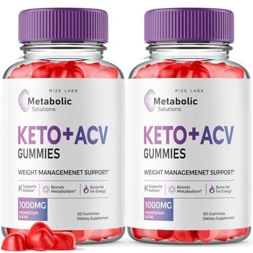 (2 Pack) Metabolic Solutions Keto ACV Gummies, Metabolic Solutions Keto+ACV Gummies rize labs buy supplements canada