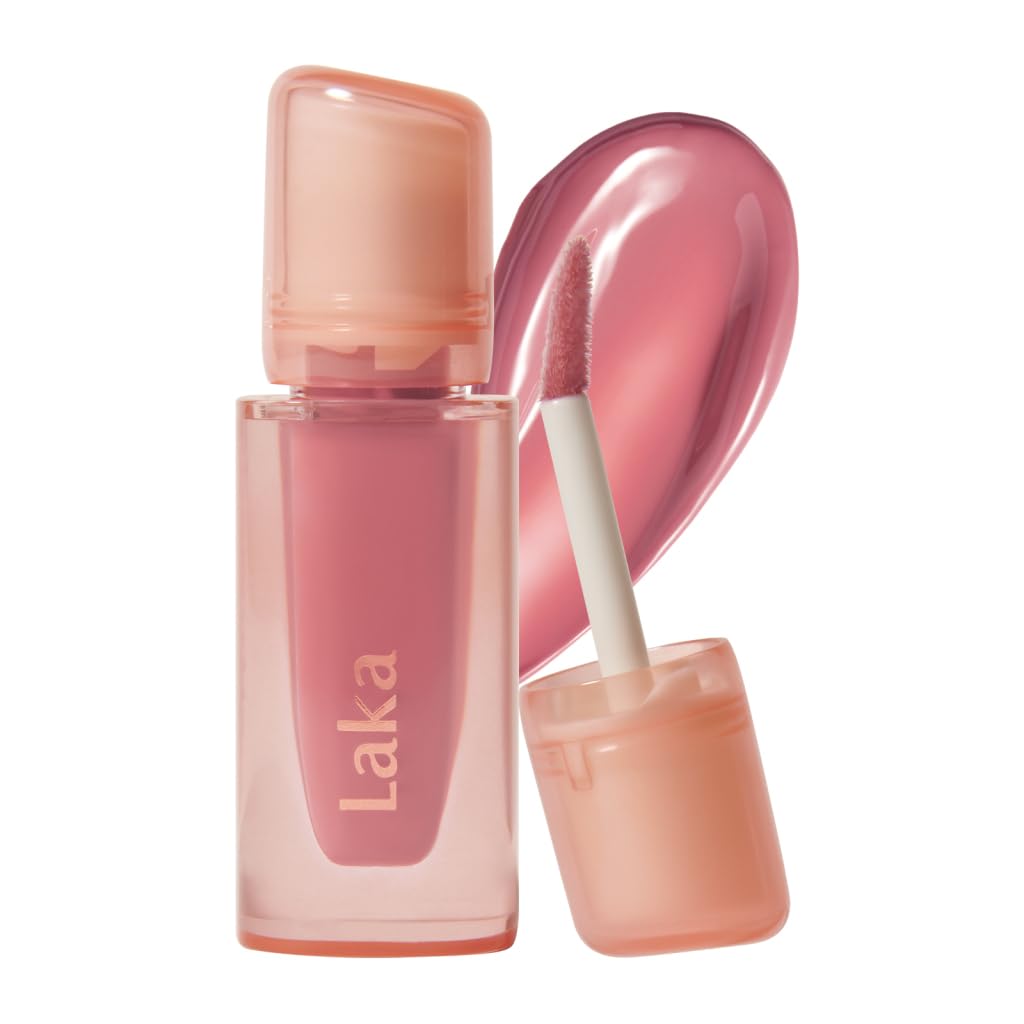 Laka Jelling Nude Gloss, 4.5g/0.15oz, Sheer Hydrating Lip Oil with No Stain, Non-Sticky, Nourishing Gloss for a Glowy Look, K-Beauty (#306 Angelring) Laka buy supplements canada