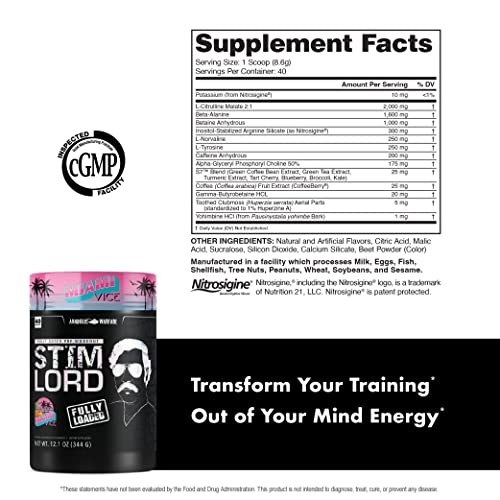 Anabolic Warfare Stim Lord Fully Loaded (Miami Vice - 40 Servings) Anabolic Warfare buy supplements canada
