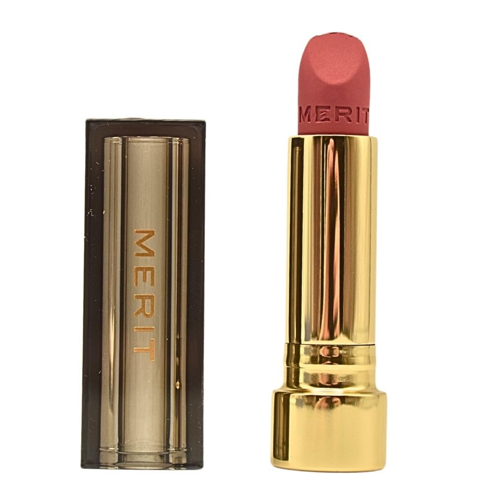 Merit Signature Lip Lightweight Matte Lipstick - 0.10 oz / 3 g (Sunday (pink), standard) Merit buy supplements canada