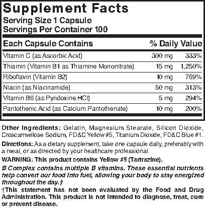 Nature's Blend Super B with C 100 Capsules Nature's Blend buy supplements canada