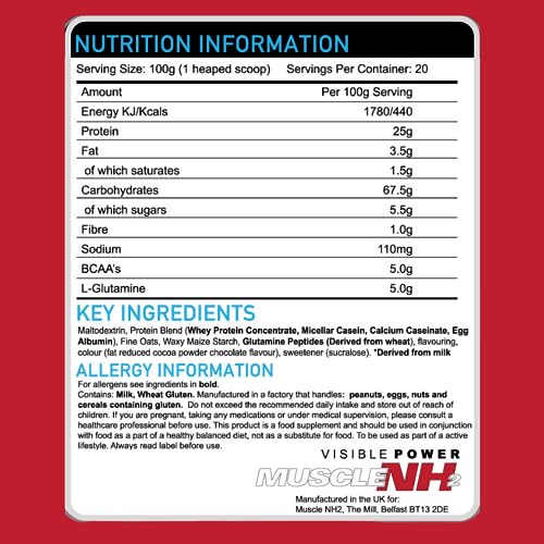 MuscleNh2 True Mass Four Four Zero Mass Gainer Protein Powder, High Calories and Protein MuscleNh2 buy supplements canada