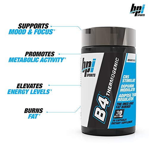 BPI Sports B4 – Extra-Strength Fat Burner – Keto-Friendly – Appetite Suppressant – Caffeine BPI Sports buy supplements canada