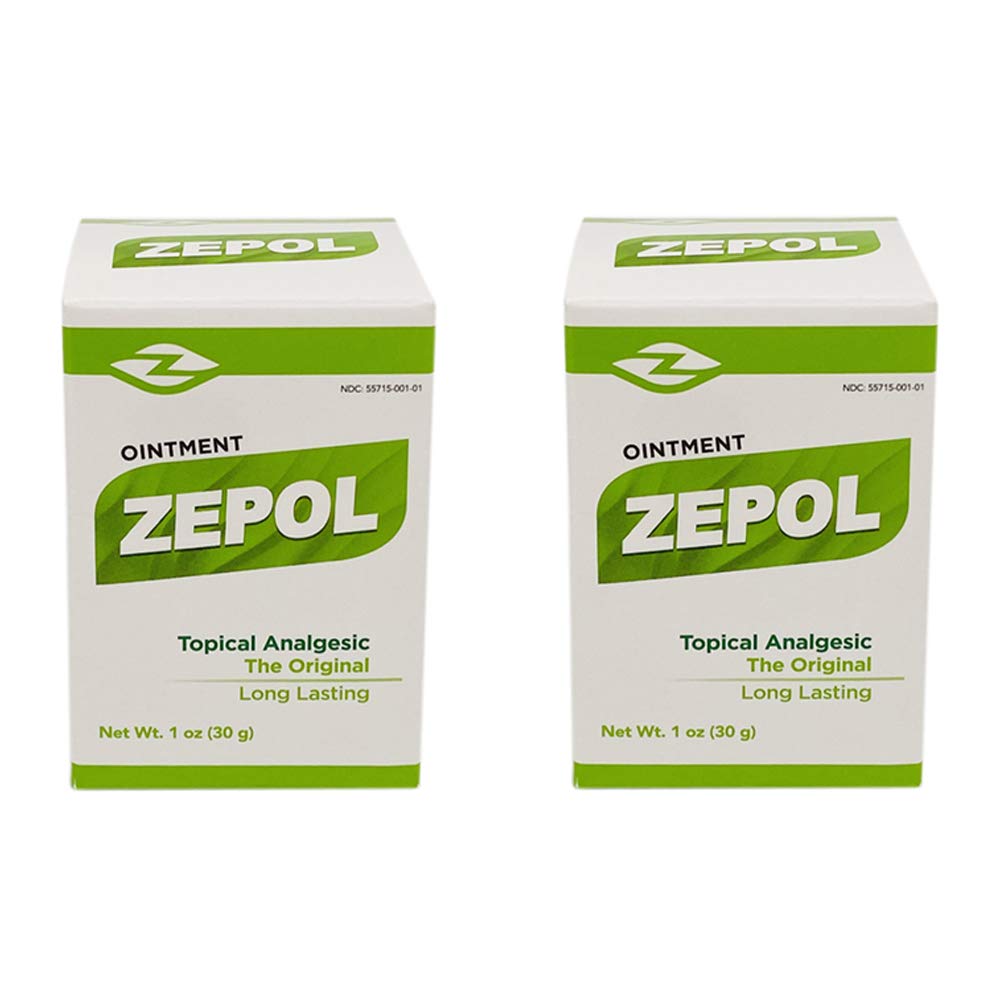 Zepol Original. Topical Ointment for Muscles, Joints, Backache, Sprains, and Strains. 1 oz. Pack of 2 Zepol buy supplements canada