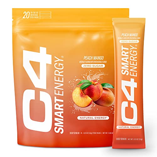 C4 Smart Energy Powder Stick Packs - Sugar Free Performance Fuel & Nootropic Brain Cellucor buy supplements canada