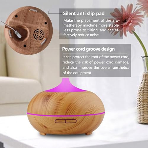 Essential Oil Diffuser, Aromatherapy humidifier, ultrasonic Cold Mist humidifier, 4 Timing Settings TinasChoice buy supplements canada