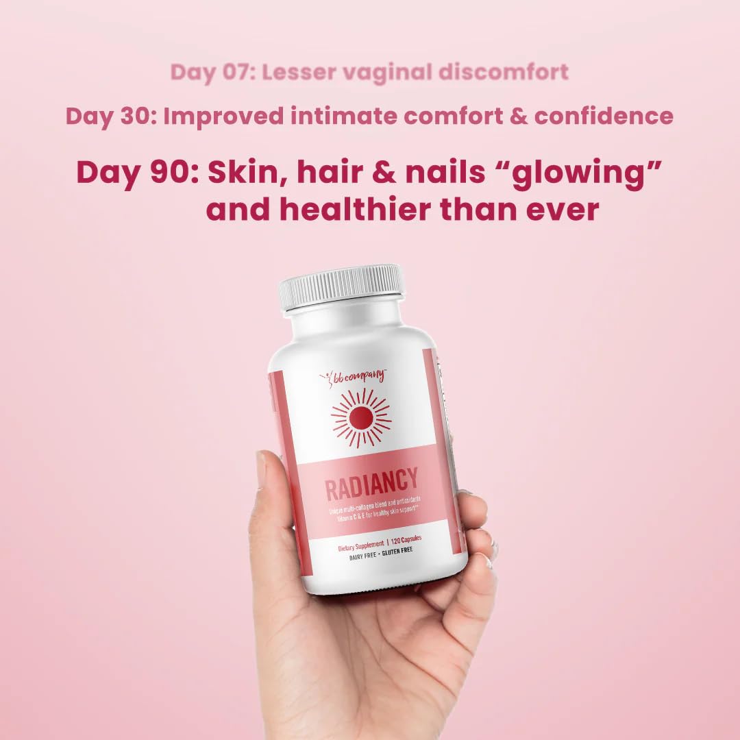 BB Company Radiancy | Vaginal Probiotics for Vaginal Dryness, pH Balance | Fights Itch, Odor | Anti-Aging | Hyaluronic Acid, Probiotics BB Company buy supplements canada