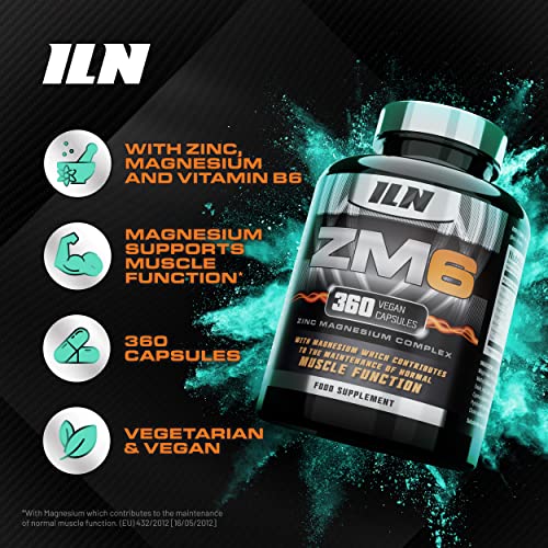 ZM6 - High Strength Zinc Magnesium Supplement - Zinc & Magnesium for Muscle Function Iron Labs Nutrition buy supplements canada
