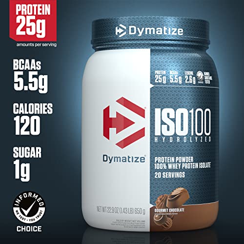 Dymatize ISO100 Hydrolyzed Protein Powder, 100% Whey Isolate , 25g of Protein, 5.5g BCA Dymatize buy supplements canada