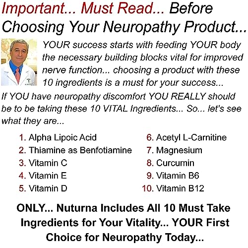 Neuropathy Support Supplement with 600 mg Pure Alpha Lipoic Acid Nuturna buy supplements canada