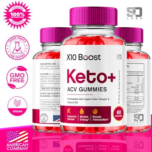 (2 Pack) X10 Boost Keto ACV Gummies Advanced Weight Loss, X10 Boost Keto S.O Labs buy supplements canada