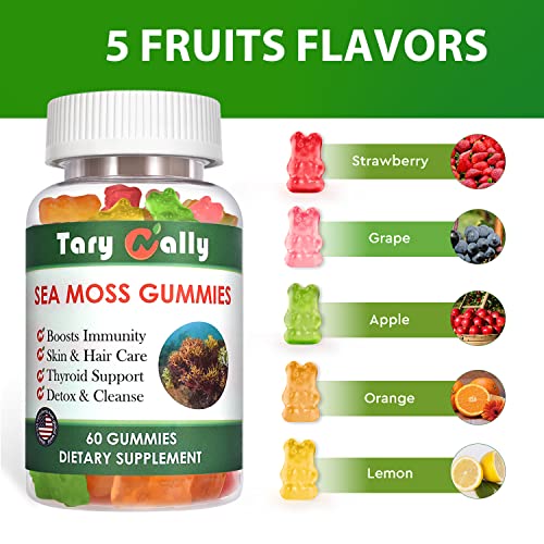 Tary Nally Sea Moss Gummies, Organic Irish Sea Moss Gummies for Adults & Kids Tary Nally buy supplements canada