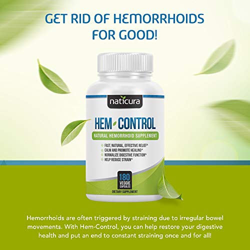 Naticura Hem-Control Natural Hemorrhoid Supplement - Vegan Herbal Supp Naticura buy supplements canada