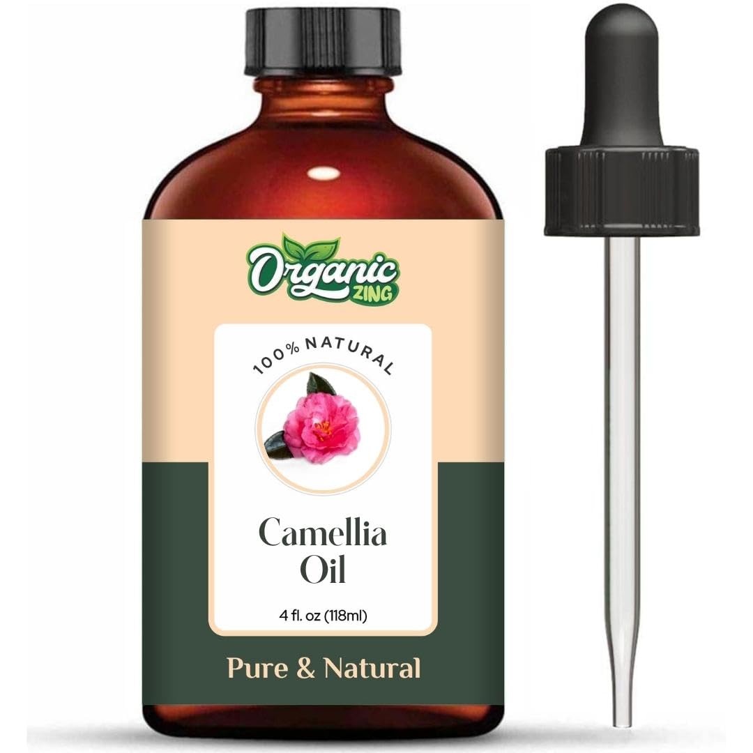 Organic Zing Camellia (Camellia Japonica) Oil | Pure & Natural Carrier Oil for Skincare, Hair Care & Massage ORGANIC ZING buy supplements canada