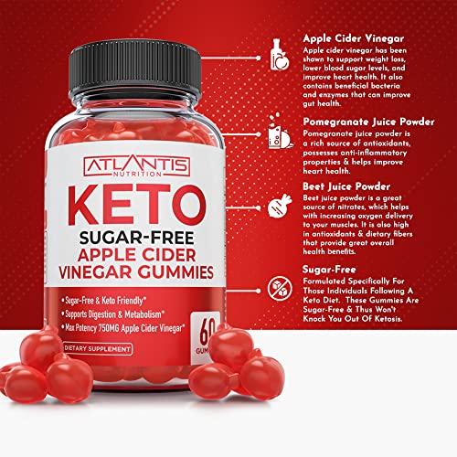 Sugar-Free Keto ACV Gummies for Weight Loss - Apple Cider Vinegar Keto ACV Gummies Atlantis Nutrition buy supplements canada
