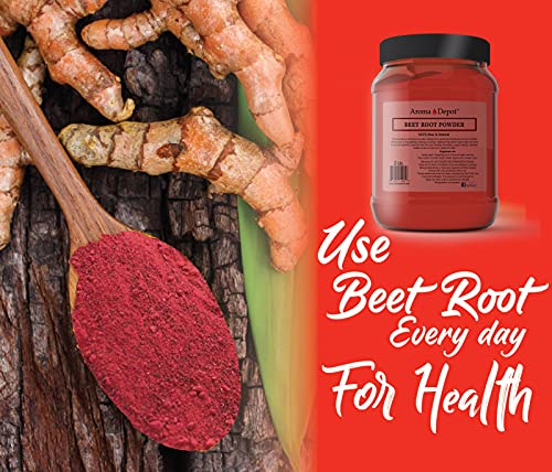 Beet Root Powder 2 lb. by Aroma Depot Raw & Non-GMO I Vegan & Gluten Free I Nitric Oxide Aroma Depot buy supplements canada