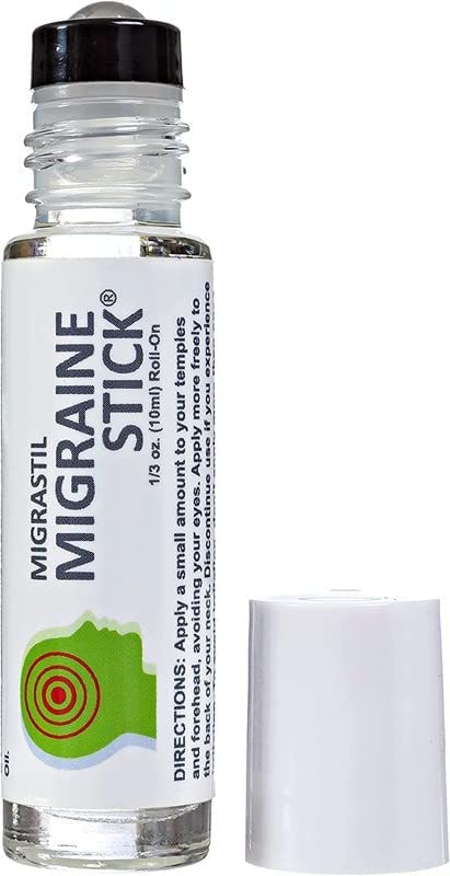 Basic Vigor Migrastil Migraine Stick Rollon - Fast Cooling Comfort for Your Head 3-Pack. Aromatherapy with Peppermint & Other Essential Oils. Metal Roller. Made in USA by Basic Vigor Basic Vigor buy supplements canada