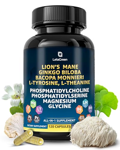LetaGreen Organic Lions Mane Supplement Capsules - 120 Real Mushrooms Lion's Mane LetaGreen buy supplements canada