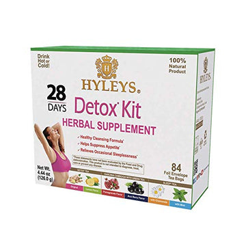 Hyleys Detox Tea for Cleanse and Weight Loss - 28 Day Kit - 84 Tea Bags (9 Pack) HYLEYS buy supplements canada