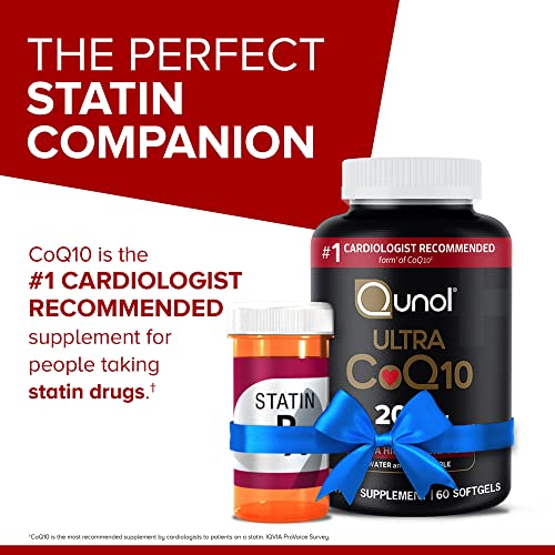 Qunol CoQ10 200mg Softgels, Ultra CoQ10 - Ultra High Absorption Coenzyme Q10 Supplem Qunol buy supplements canada