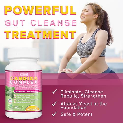 Cyrixs Health Candida Complex | Boost Your Immune System | All Natural Gut Cleanse with Herbs, Antifungals Cyrixs Health buy supplements canada