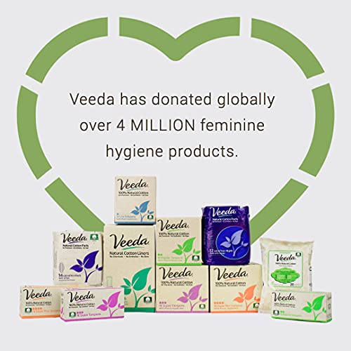 Veeda Ultra-Thin Absorbent Day Pads with 100% Natural Cotton Top Sheet are Always Chlorine Veeda buy supplements canada