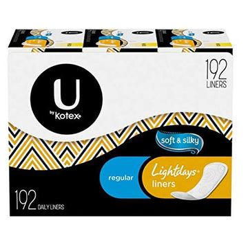 Kotex Lightdays Liners Regular, Soft and Silky, 192 Count Kotex buy supplements canada