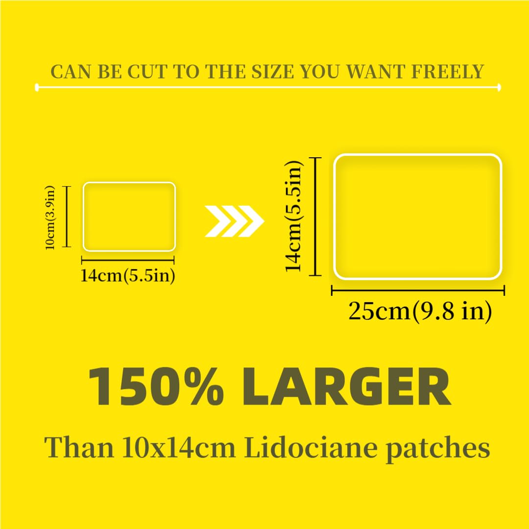 CARELAND 4% Extra Large Lidocaine Patches Maximum Strength Pain Relief Patch XL for Back & Shoulder,Back Pain Relief Products Patches & Flexible Fabric Numbs Away Pain, 6 Ct. CARELAND buy supplements canada