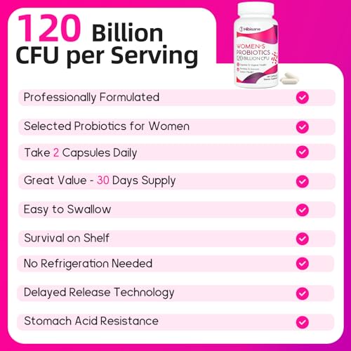 120 Billion CFU Probiotic - Menopause Support Probiotics for Women, 13-in-1 Natural Negima buy supplements canada