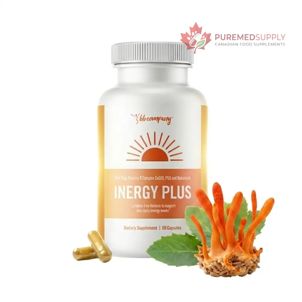 InergyPLUS | Energy Vitamins for Women, Fatigue, Natural Energy Supplements for Focus | Vitamin B12, Folic Acid, Rhodiola Rosea, Cordyceps, CoQ10, Caffeine Free | Packaging Vary | 60 Ct BB Company buy supplements canada