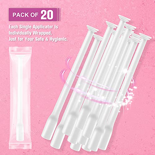 Nieteyrue 20-Packs Suppository Applicators for Women, Disposable, Individually Wrapped Nieteyrue buy supplements canada